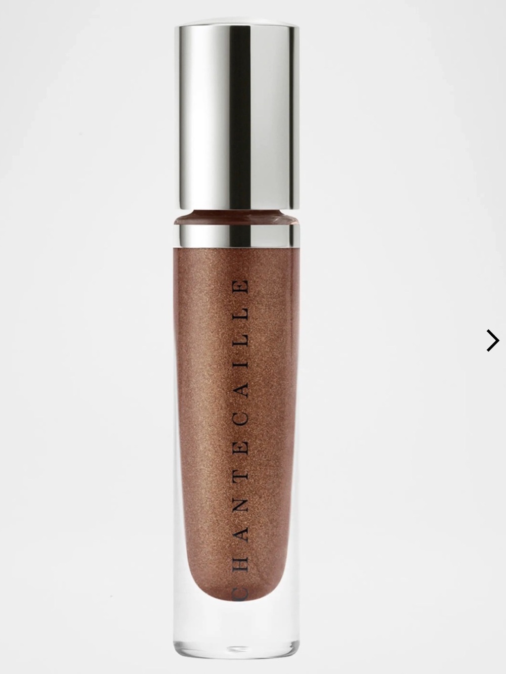 Chantecaille Metallic Bronze Lip Gloss with Silver Cap